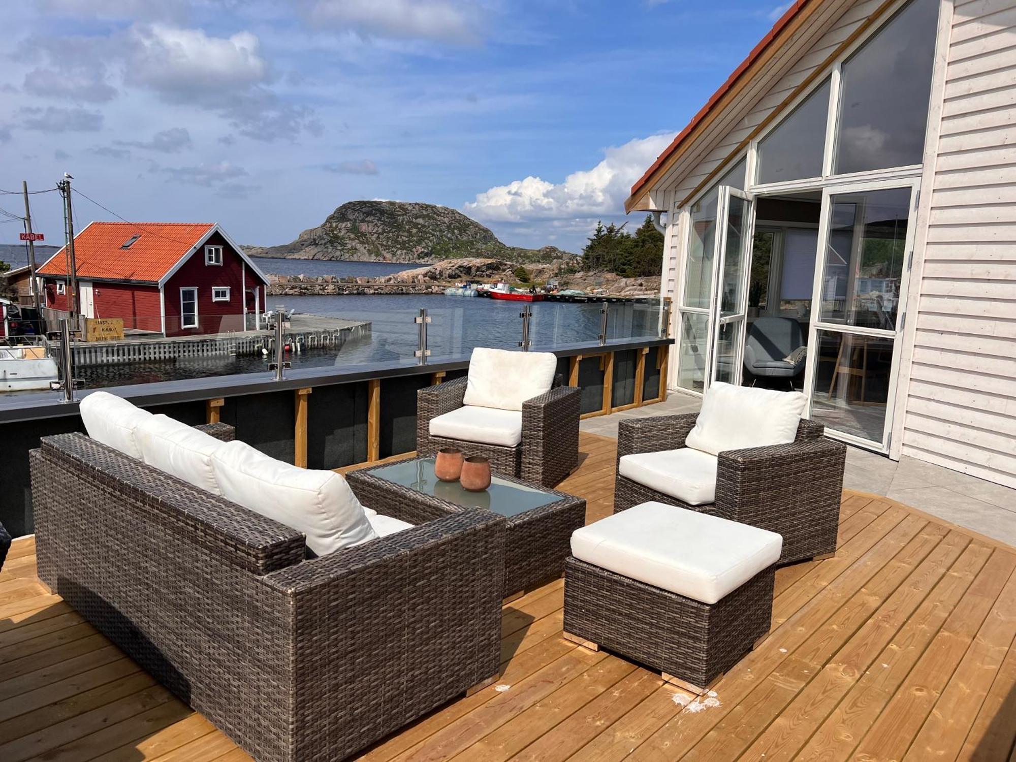 Apartament Korshamn Rorbuer Lyngdal Zewnętrze zdjęcie